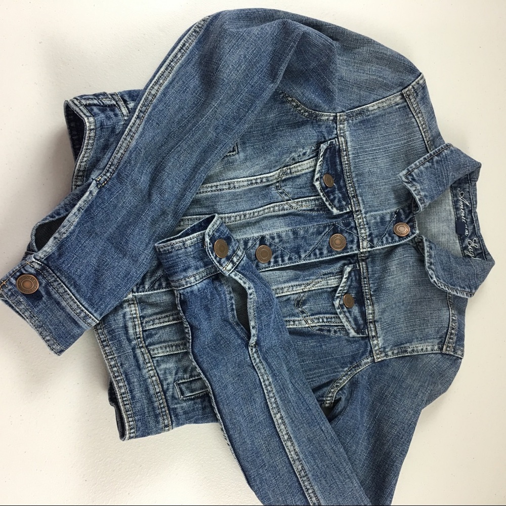 AEO denim jacket XS - Picture 4 of 6